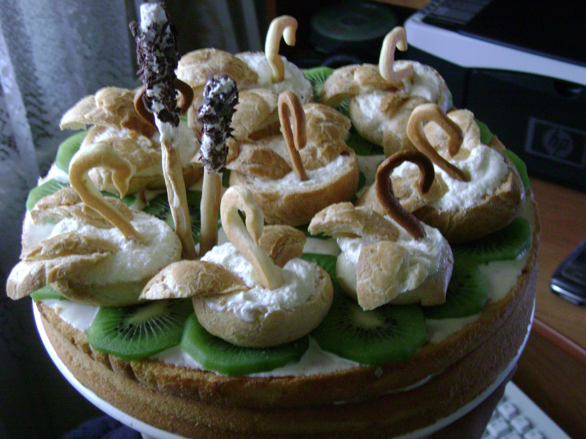 Лебеди из зефира для украшения торта (МК) - Еда