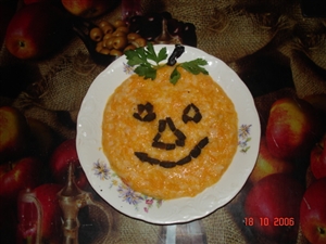 тыквенный десерт 'Хэллоуин'