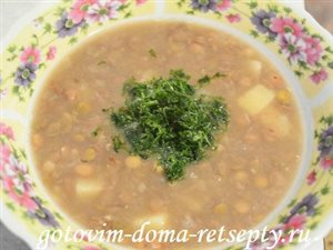 Суп из чечевицы, рецепт с фото