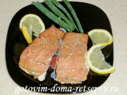 Красная рыба запеченая в фольге с картофелем – пошаговый рецепт приготовления с фото