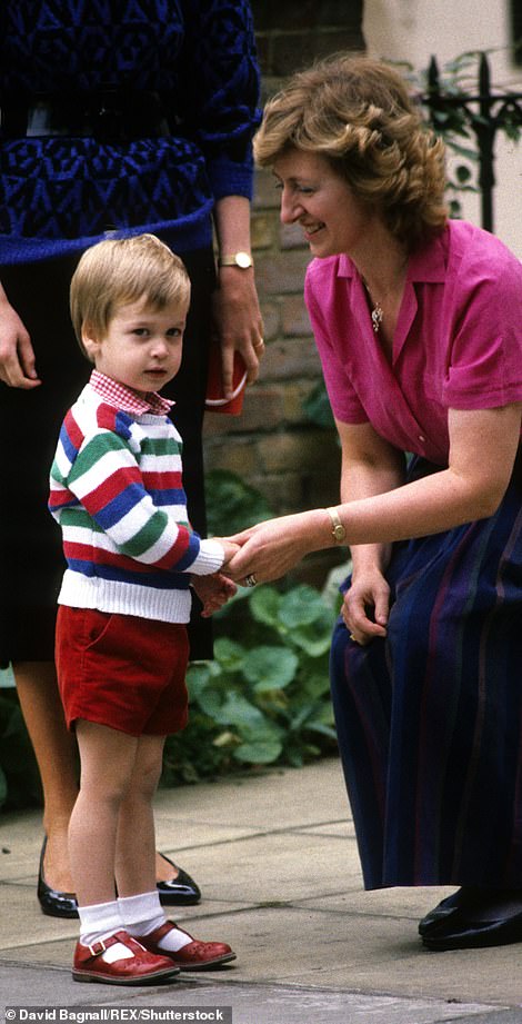 Принц Уильям в детстве