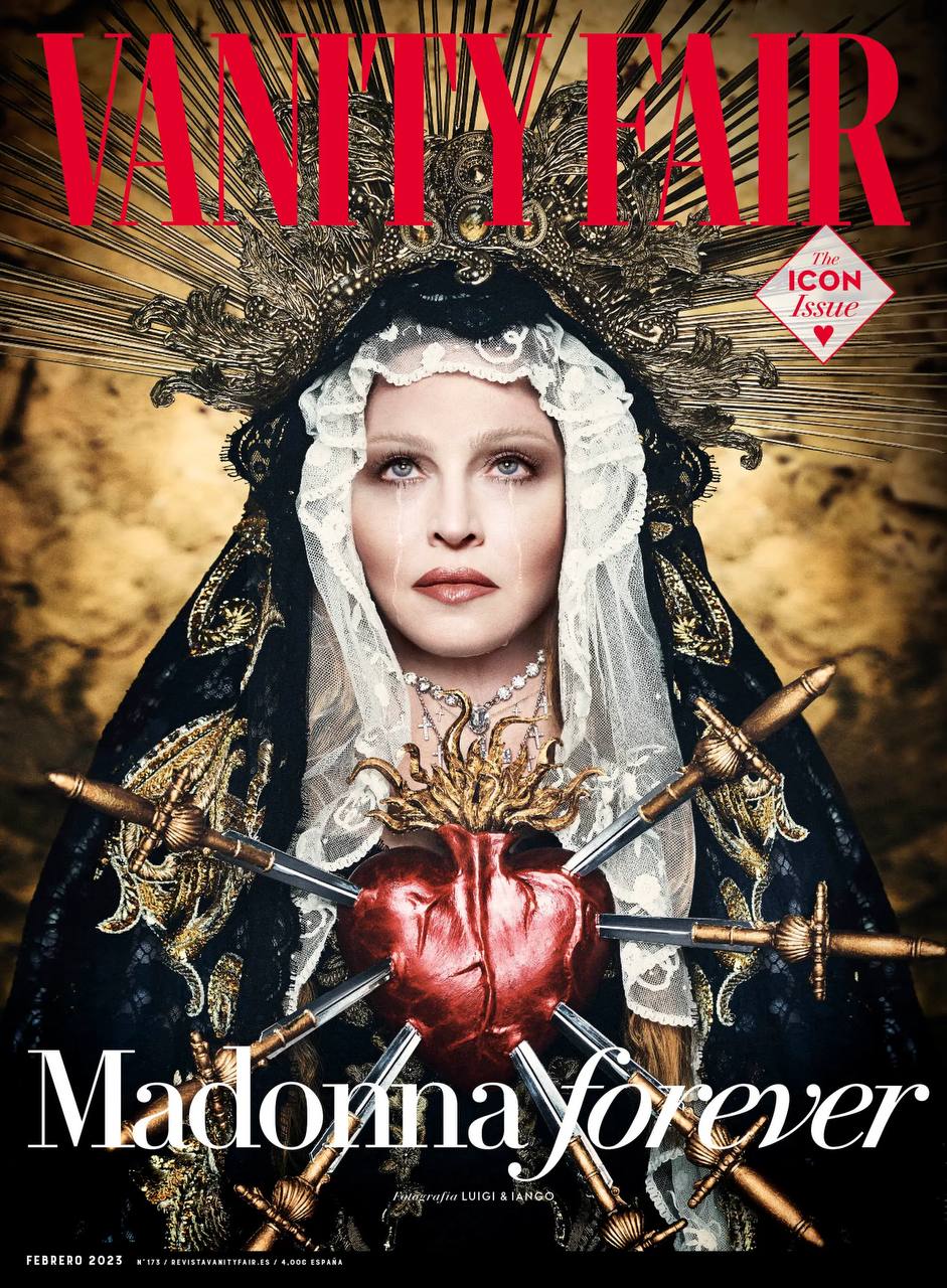 Мадонна на обложке итальянского Vanity Fair