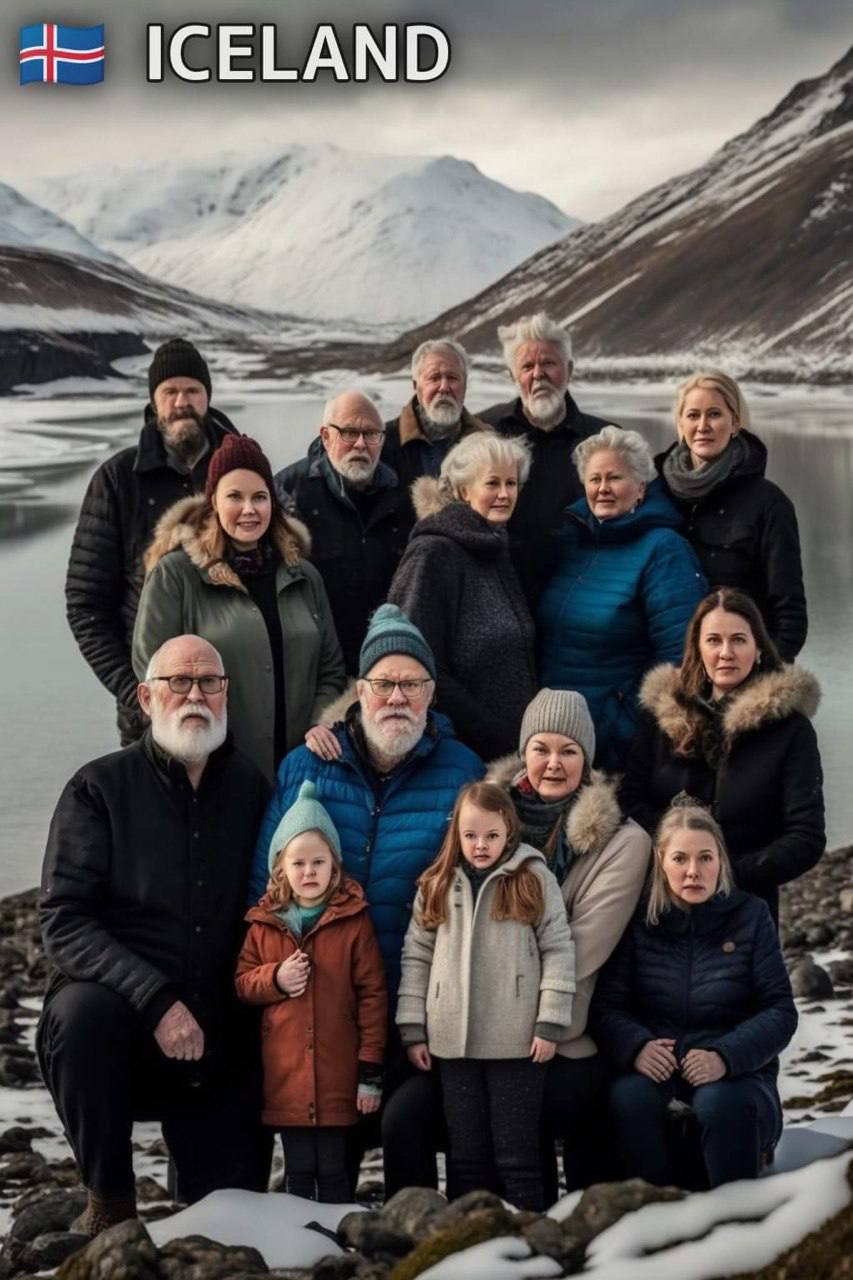 Исландская семья