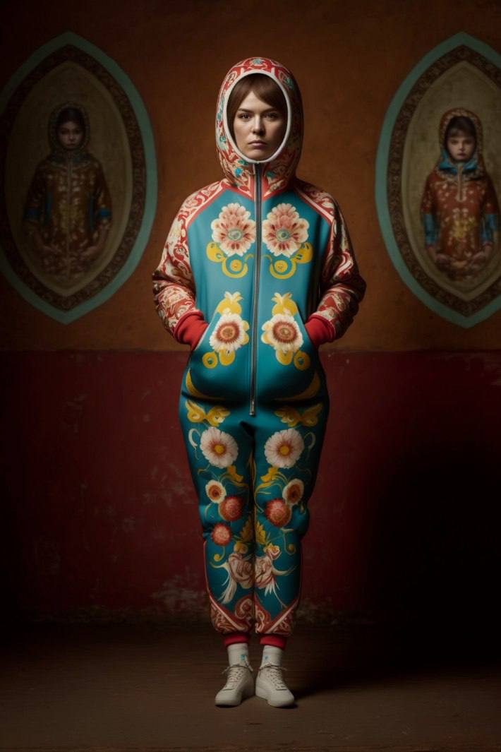 Русские народные костюмы от нейросети