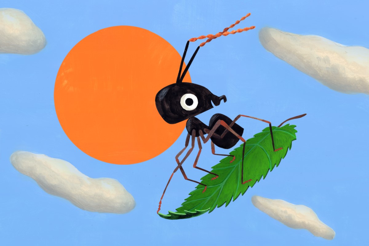 Рисунок на тему приключения муравьишки