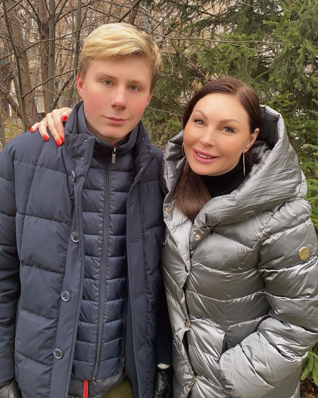 Наталья Бочкарева с сыном