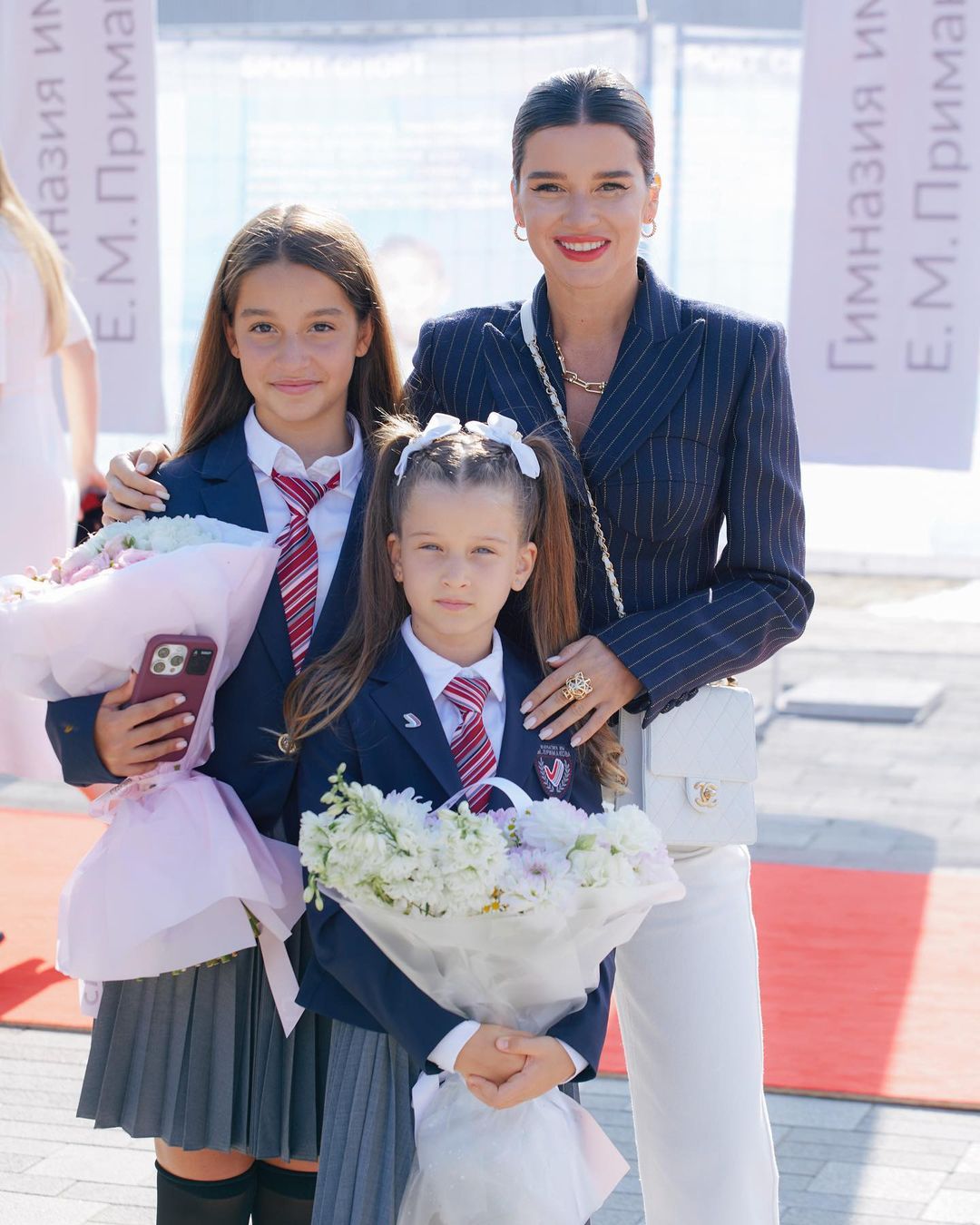Ксения Бородина с дочерями