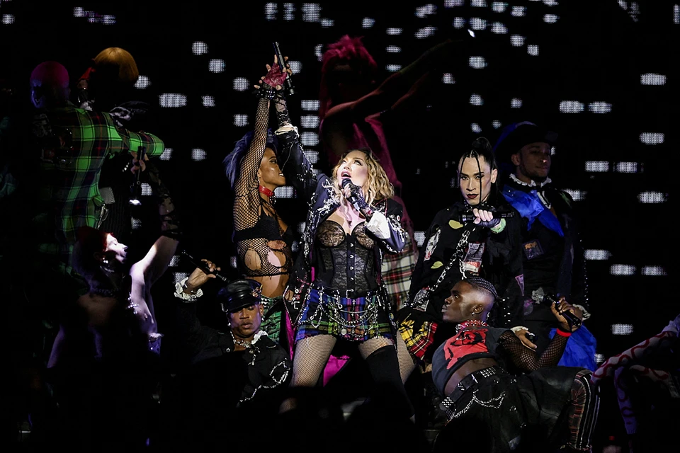 Мадонна на концерте в Рио