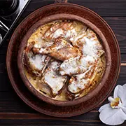 Чкмерули – курица по-грузински в чесночно-сливочном соусе