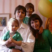 Дмитрий, Яна, Тимофей и Алексей. Счастливы вместе