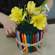 1 сентября: как сделать букет с карандашами своими руками