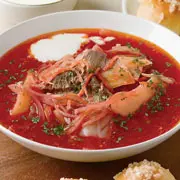 В. Большаков: Пошаговые рецепты: борщ и гороховый суп с копченостями