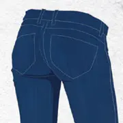 Женские джинсы и красивые ягодицы: все о карманах и высокой талии