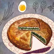 Греческие рецепты: пирог со шпинатом и запеканка из нута