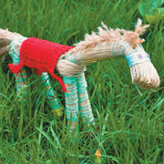 Первая поделка лета: лошадка из травы. Мастер-класс с фото
