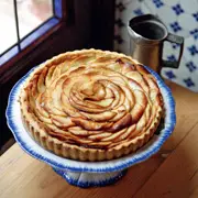 Яблочный пирог: простой и красивый. Рецепт с фото
