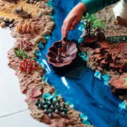 Лиза Арье: Как играть с кинетическим песком: развивающая игра 'Древний Египет'