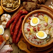 Польские рецепты с колбасками: суп журек и классический бигос
