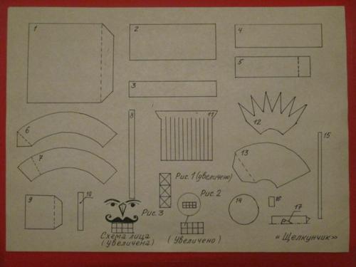 Щелкунчик чертеж из дерева своими руками