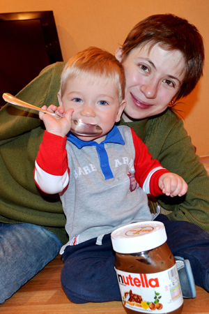 Елизавета Блинова с сыном
