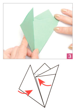 Снежинка в технике оригами для начинающих. Мастер-класс с пошаговым фото