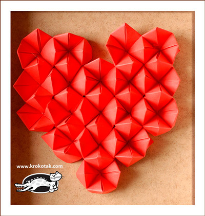 Как сделать сердце-оригами и сумочку-сердечко из фоамирана
