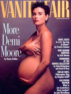 Беременная Натали Портман: фото обнаженного живота на обложке журнала перед 'Оскаром'
