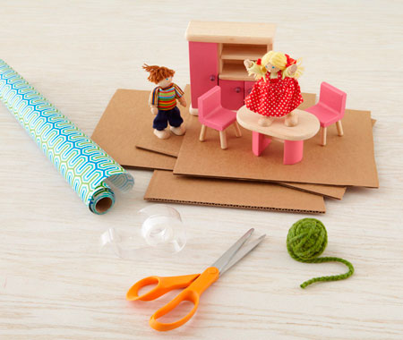 Кукольный домик с питомцами из хлопка и фетра | конференц-зал-самара.рф