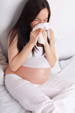 Температура, кашель, насморк у беременной: что делать?