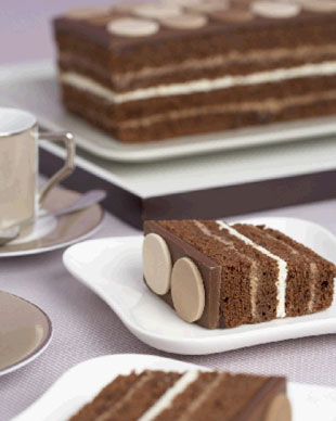 Шоколадный торт в горошек: десерт для вечеринки своими руками
