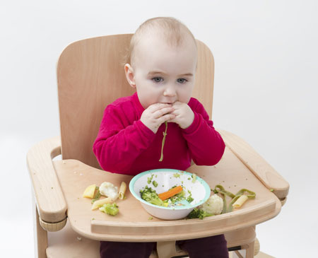 Поведение ребенка 2-3 лет за столом
