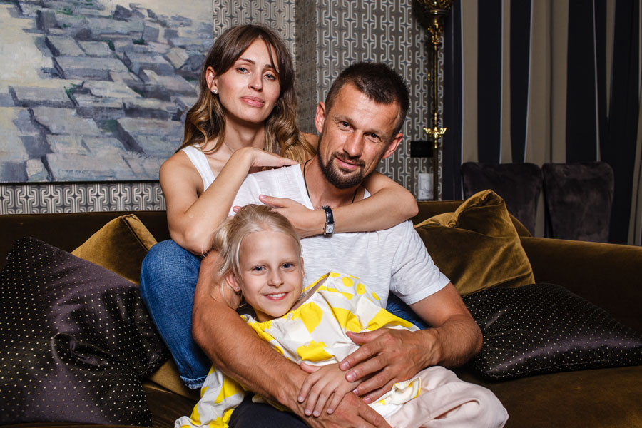 Сергей семак с семьей фото