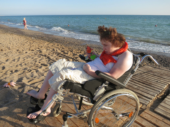 Пляж для маломобильных людей