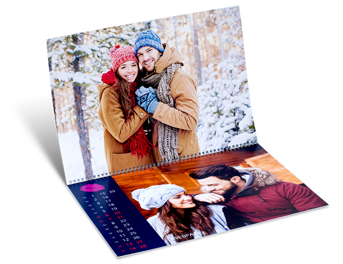 Сделать онлайн фото календарь бесплатно, дизайн визитки, конверта