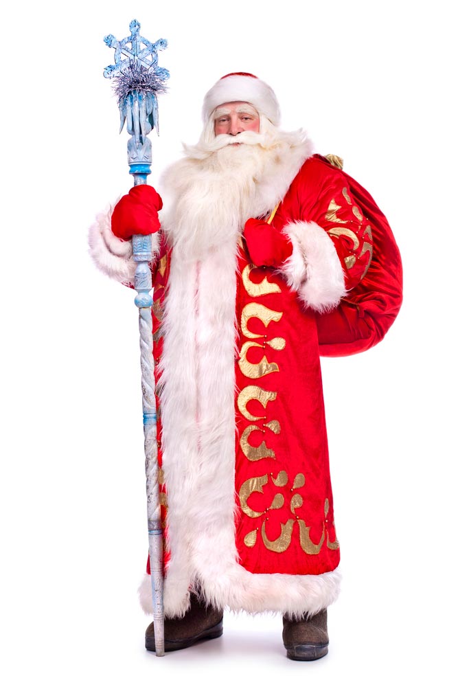Последовательность пошива шубы в новогоднем костюме Деда Мороза