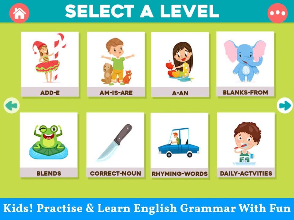 English Grammar and Vocabulary for Kids