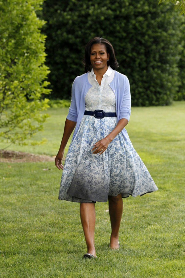Мишель Обама в одежде от американских дизайнеров