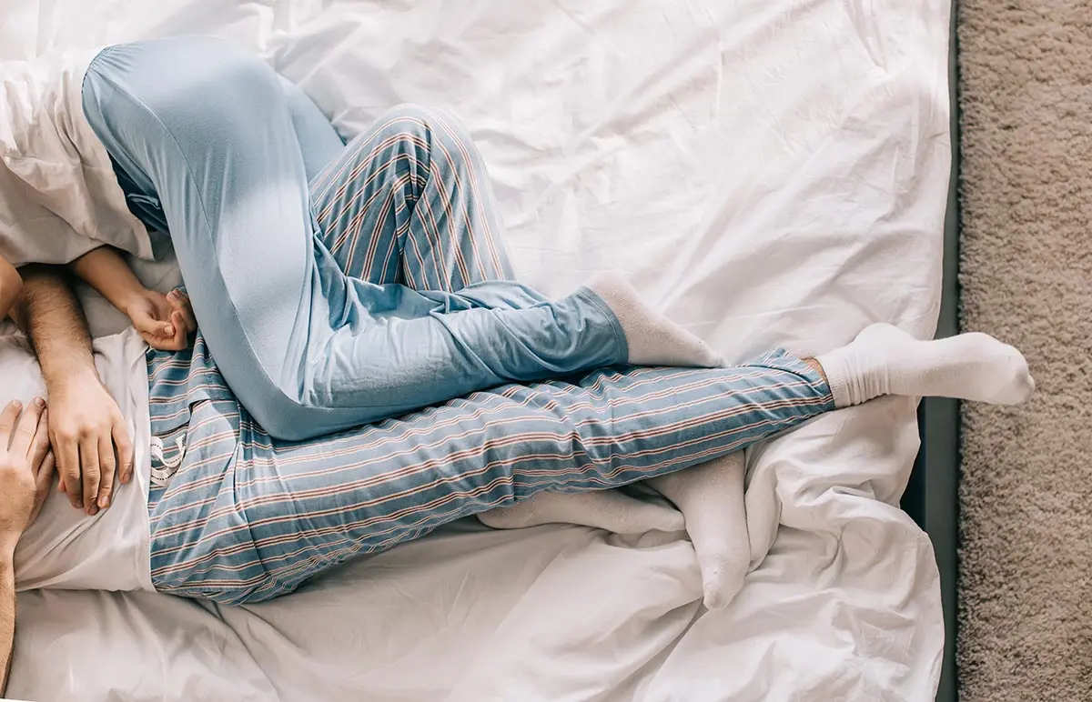 Пижама на кровати