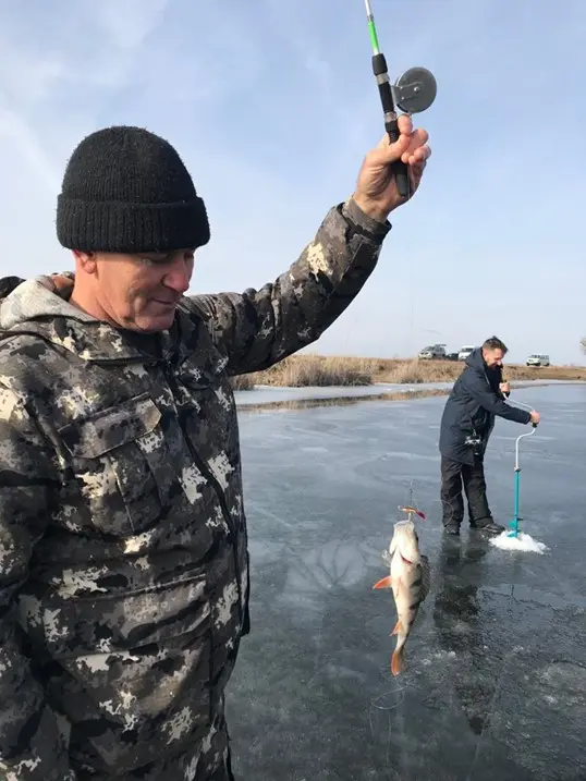 зимняя рыбалка на Волге