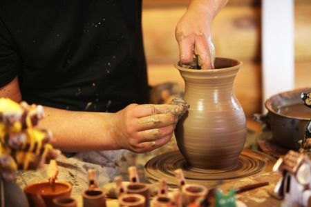Идеи для вазы из глины