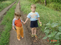 Невероятные приключения двух маленьких мальчиков в деревне